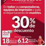 Promoción Día Office Depot 13 de junio: 30% de descuento en todas las computadoras, impresoras y muebles