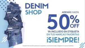 En Promoda 50% de descuento en jeans de marcas seleccionadas