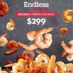 Promoción Red Lobster Endless Shrimp: Todos los camarones que quieras por $299