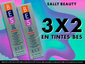 Ofertas Sally junio 2019: 3x2 en productos, segundo al 70% y más