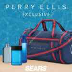 En Sears compra una fragancia Perry Ellis y llévate de regalo una maleta