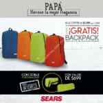 En Sears llévate de regalo backpack con descansador de cuello de regalo en compras a partir de $2,499 en perfumería y cosméticos
