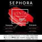 Venta corporativa Sephora 2019: Hasta 60% de descuento en cosméticos el 13 y 14 de junio