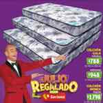 Promoción Julio Regalado 2019 en colchones: Colchón gala desde $788 y a 12 meses sin intereses