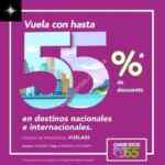 Promoción Volaris Dame esos 5: Hasta 55% de descuento en vuelos nacionales e internacionales