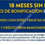 Promoción Walmart Día del Padre BBVA Bancomer: 18 meses sin intereses + 1 de bonificación