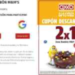 Cupón Oxxo Día de la Dona: 2x1 en dona bombón M&Ms