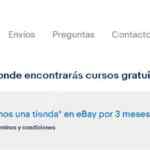 Promoción Crece con eBay: Obtén 3 meses Gratis de tienda eBay