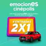 Emociones Cinépolis 2019: Compra $169 o más y recibe tarjeta con 4 entradas al 2x1