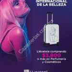 Promoción Liverpool Muestra Internacional de Belleza: maleta Gratis en la compra de $3,800