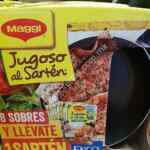 Promoción Maggi de sartén Ekco Gratis en la compra de 8 sobres de Maggi Jugoso al sartén