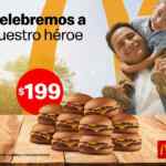 Cupón McDonalds Día del Padre: 10 hamburguesas con queso por $199