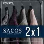 En Roberts sacos slim fit y classic fit al 2x1 hasta hoy