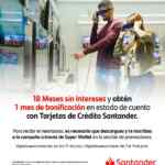 Promoción Sears Santander de 18 MSI + 1 de bonificación del 6 al 10 de junio