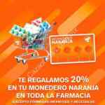 Promoción Temporada Naranja 2019: farmacia con 20% de bonificación en monedero Naranja