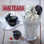 Promoción Applebees Día de la Malteada: 2x1 en malteadas hoy 25 de julio