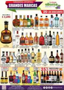 Ofertas Bodegas Alianza en vinos y licores del 22 al 28 de julio 2019