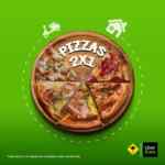 2x1 en pizzas en California Pizza Kitchen al pedir por Uber Eats
