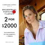 Rebajas de Verano Carolina Lemke: 2 lentes ópticos por $2,000