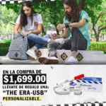 Promoción Dpstreet Regreso a Clases: Compra $1,699 y llévate de regalo USB de tenis miniatura Vans personalizable