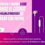 Código eBay Paypal de $5 dólares de descuento en toda la tienda