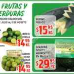 Ofertas HEB 7 Días de Frutas y Verduras del 30 de julio al 7 de agosto 2019