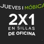 Jueves de móbica 4 de julio: 2x1 en sillas de oficina sólo hoy