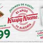 Promoción Krispy Kreme Aniversario: Docena Glaseadas Originales a $99 y krispy bites gratis al comprar docena select del 12 al 14 de julio