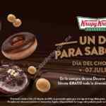 Promoción Krispy Kreme Día del Chocolate 6 y 7 de julio: Compra una docena select de chocolate y llévate GRATIS unos Krispy Bites