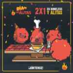 Promoción Las Alitas Día de las Alitas 2019: 2x1 en alitas y boneless hoy 29 de julio