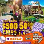 Compra $500 en Maskota y obtén cupón de 50% de descuento en Bioparque Estrella