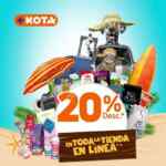 Promoción Verano Maskota de 20% de descuento en toda la tienda en línea
