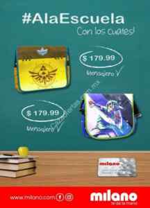 Promoción Milano de Regreso a Clases con mochilas de $99 a $249