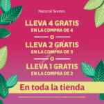 Promociones Natural Scents: 4 productos gratis en compra de 4, 2 gratis en la compra de 3 y 1 gratis en la compra de 2