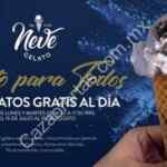 En Neve Gelato 100 helados Gratis los lunes y martes de 4:30 a 5:30pm