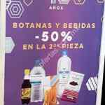Promoción Nutrisa de 2x1½ en todas las botanas y bebidas
