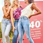 En Old Navy hasta 40% de descuento en todos los jeans, camisas y blusas