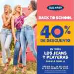 Promoción Old Navy Back to School 2019: 40% de descuento en todos los jeans y playeras