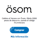 Código ösom Paypal de $200 de descuento en compras de $999 o más