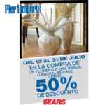 En Sears segundo a mitad de precio en floreros y vasijas Pier1Imports