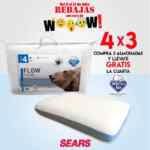 Rebajas Sears 2019 de 4x3 en almohadas Spring Air