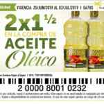 Cupón Soriana Soriticket de 2x1½ en aceite comestible Oléico