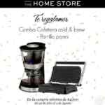 En The Home Store llévate de regalo un combo Cuisinart de cafetera + parrilla en compras desde $4,999 en la tienda online