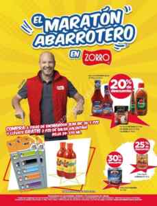 Ofertas Zorro Maratón Abarrotero del 3 al 9 de julio 2019 con 4x3 en leche Lala y más