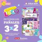 Promoción HEB 3x2 en pañales para bebé este 1º de julio