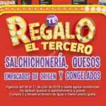 Promoción Julio Regalado 2019: 3x2 en salchichonería, quesos empacados y congelados del 8 al 11 de julio