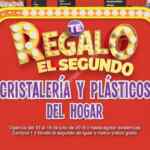 Promoción Julio Regalado 2019: 2x1 en cristalería y plásticos para el hogar del 10 al 16 de julio