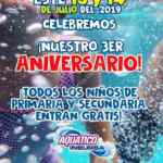 Promoción de Aniversario Aquático Inbursa: Niños de primaria y secundaria entran gratis este fin de semana