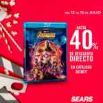 En Sears hasta 40% de descuento en películas Disney y Marvel