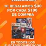Promoción Temporada Naranja 2019: $30 de descuento por cada $100 de compra en electrodomésticos